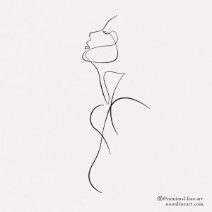 woman-one-line-tattoo-design-simple-and-minimal
