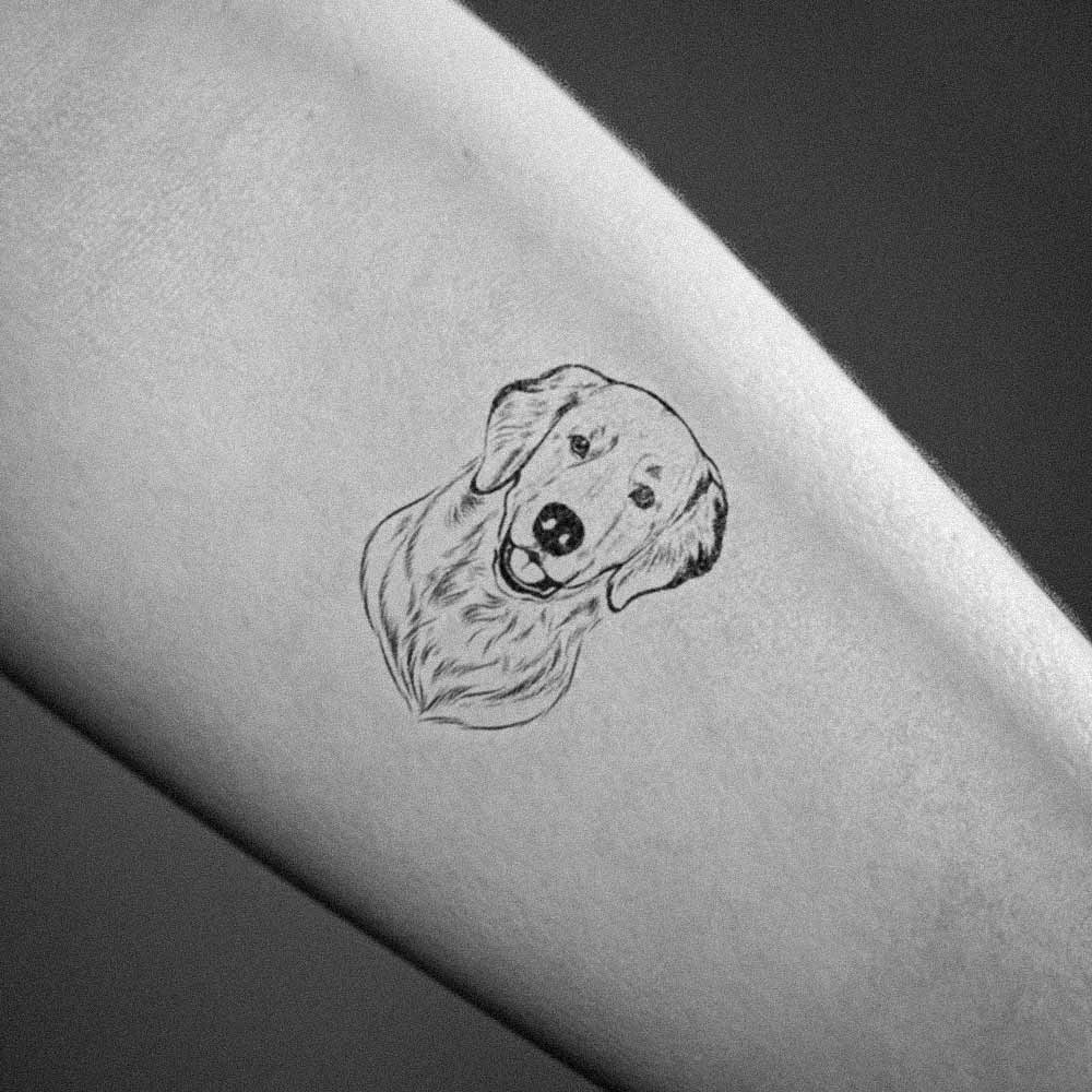 40 Golden Retriever Tattoo Designs For Men  Dog Ink Ideas