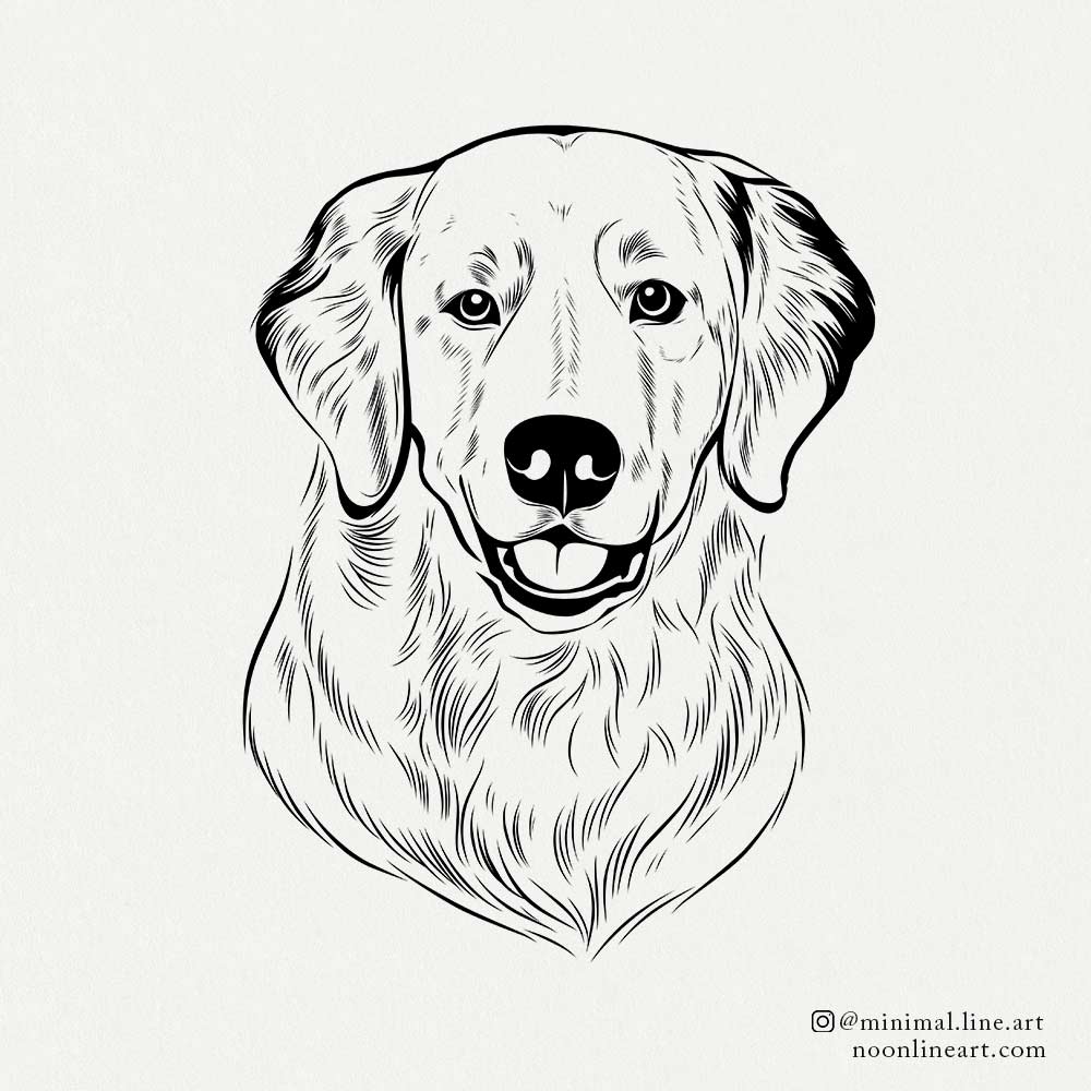 Golden Retriever Dog Portrait Tattoo by Chris Jacobs  The  Flickr